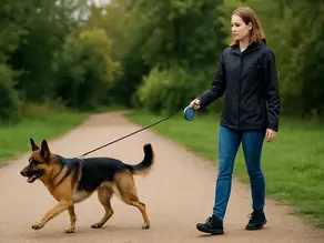 Flexileine im Hundealltag