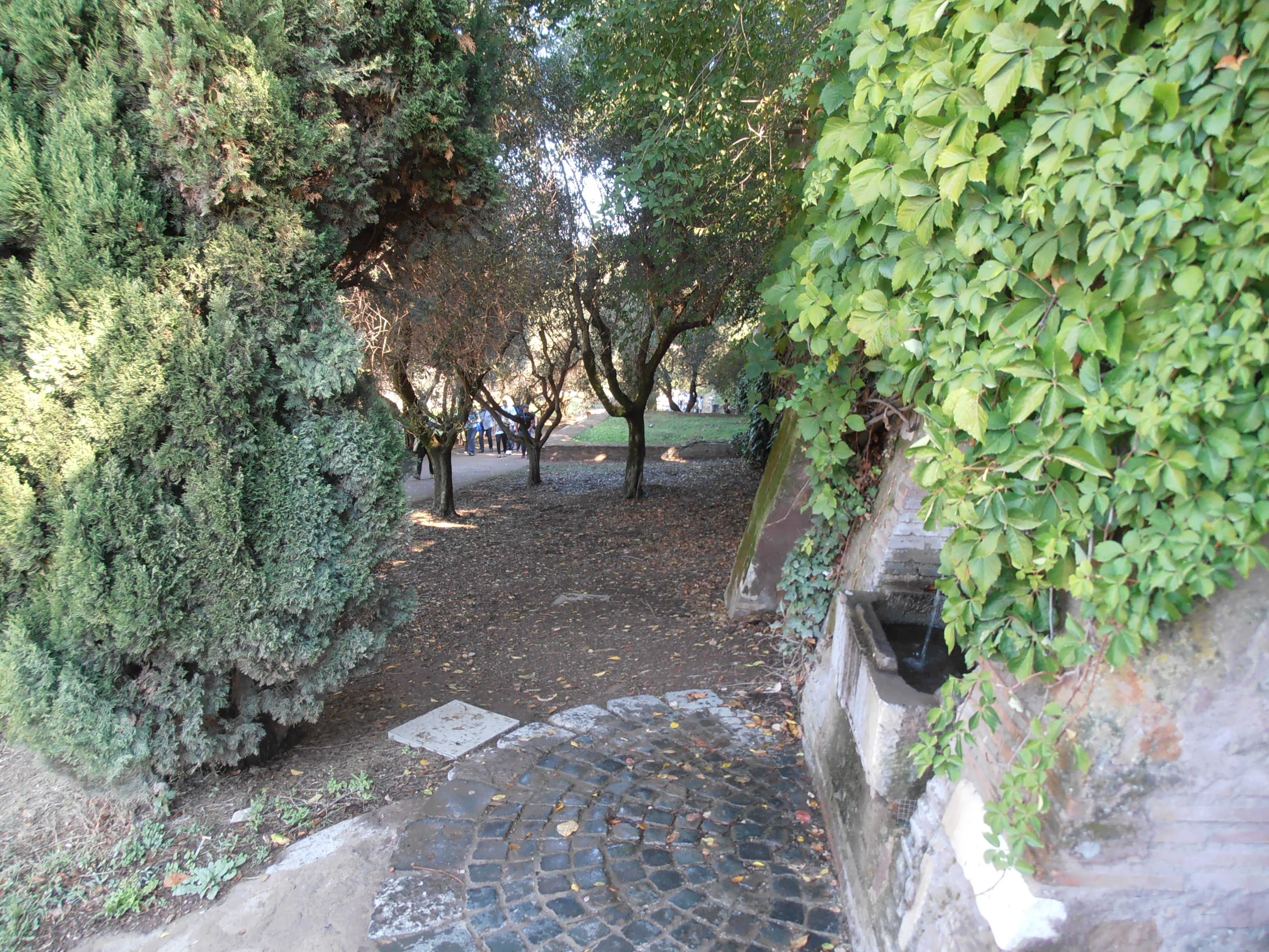 Natural drinking water inside the Roman
