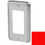 Thumbnail: Utility Cover Rectangular, Silver ibe11c10