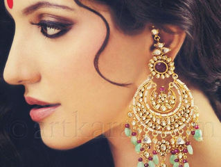 Earring is one the items must wear for Makeup