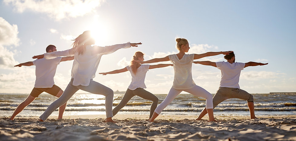 Yoga on Beach