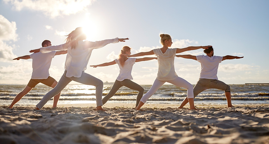 Yoga on Beach