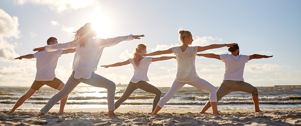 Yoga on Beach