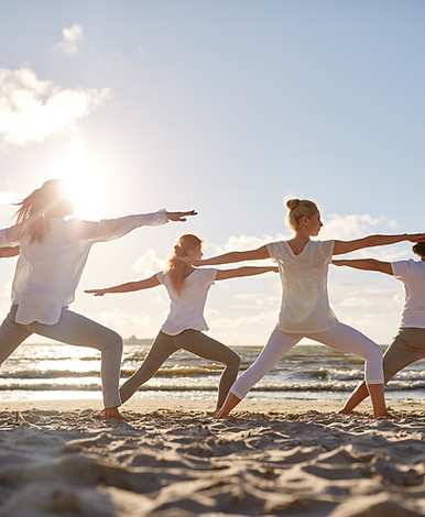 Yoga on Beach