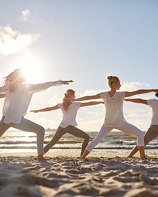 Yoga on Beach