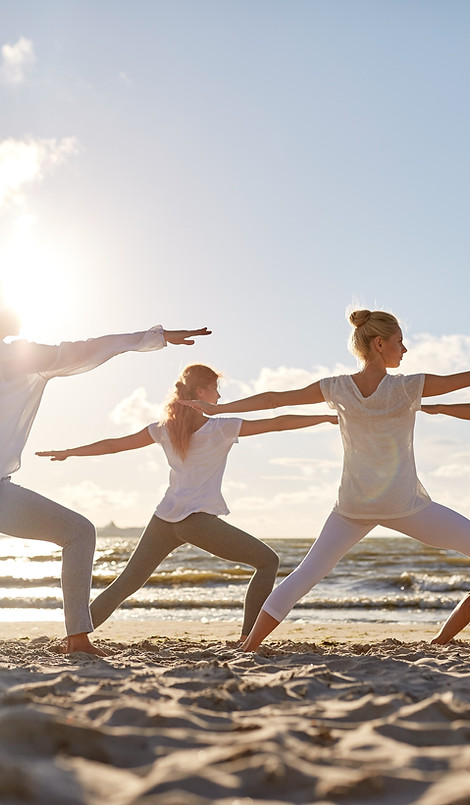 Yoga en la playa