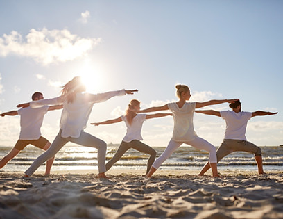 Yoga on Beach
