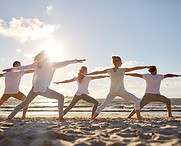 Yoga on Beach