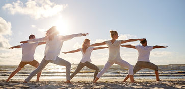 Yoga on Beach