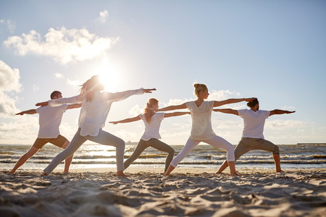 Yoga on Beach