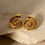 縮圖：Rotating Pattern Earrings in 18k gold plated