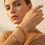 Miniatura: Chain-Edge Minimal Gold Bangle