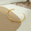 Miniaturbild: Knot Bangle in 18k gold plated