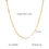 Miniaturbild: Dainty Interval Chain Necklace