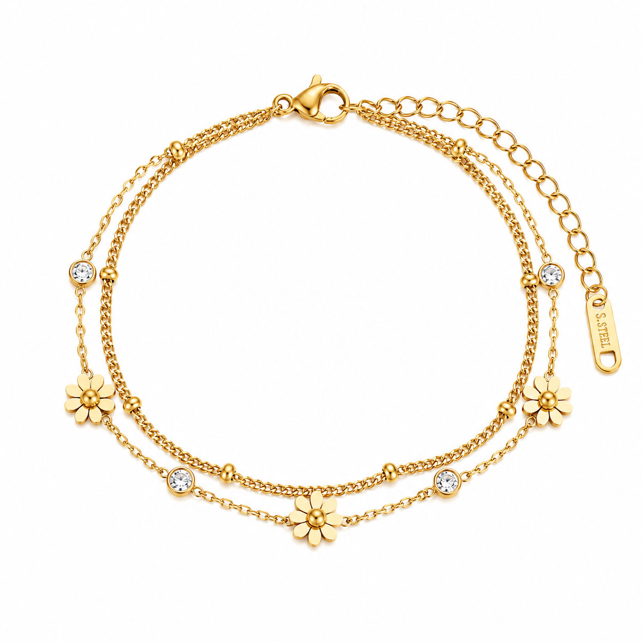 BLOOM · Daisy Bracelet, 2 Layered
