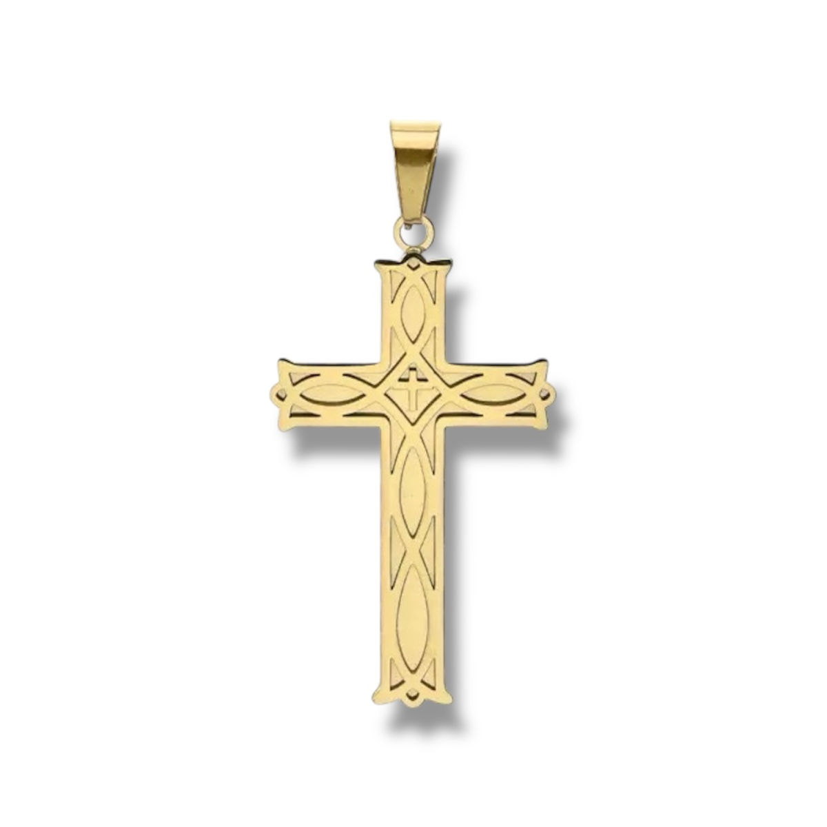 Celtic Pattern Cross Pendant