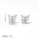 縮圖：Butterfly Gold Stud Earrings with Cubic Zirconia