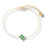 縮圖：Emerald Clover Gold Bracelet