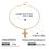 縮圖：Crystal Faith Cross Necklace