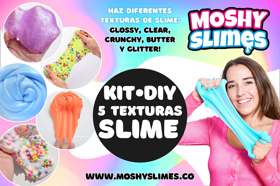 Miniatura: Kit DIY Slime: 5 texturas