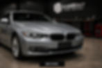BMW before front lip and splitter installation