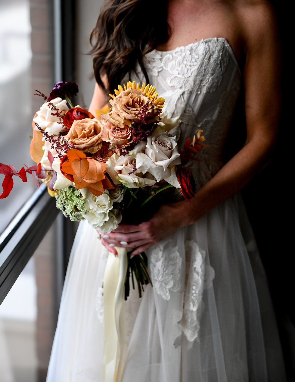 Wedding floral bridal bouquet by La Fleur Floral serving Massachusetts, Cape Cod and the Islands