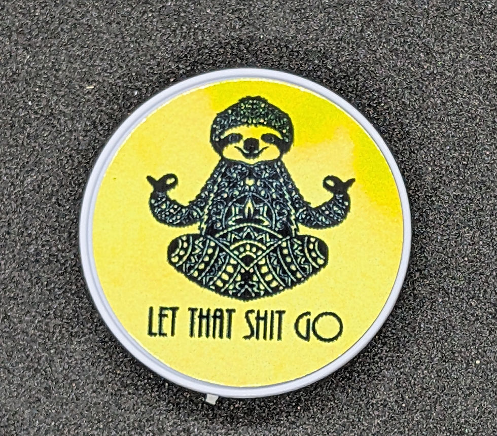 Pop Socket - Let That S#@t Go - Yellow Background