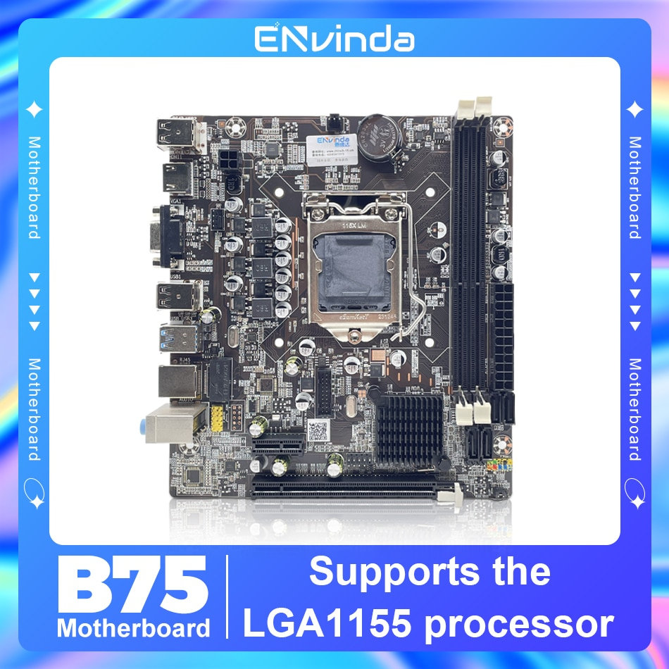Review ENVINDA B75 Motherboard LGA 1155 Dual Channel DDR3 Memory