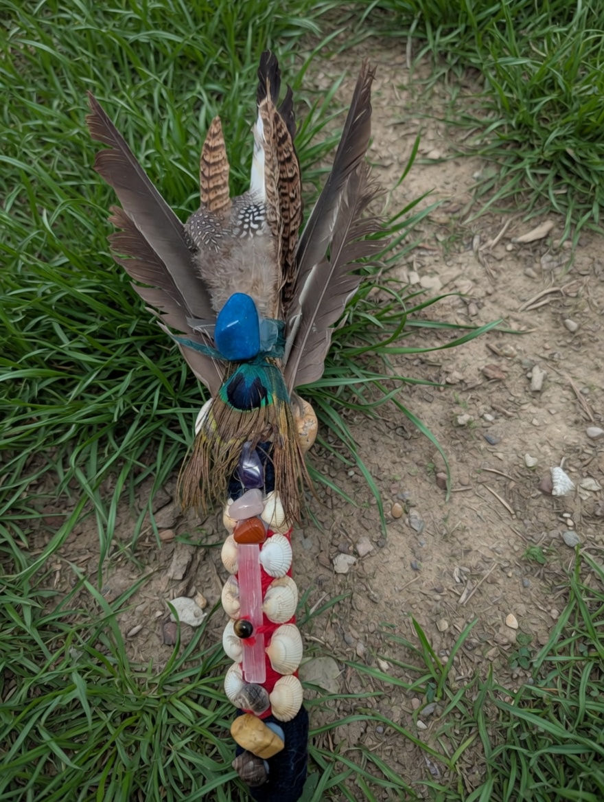 handmade Shamanic Smudge fan