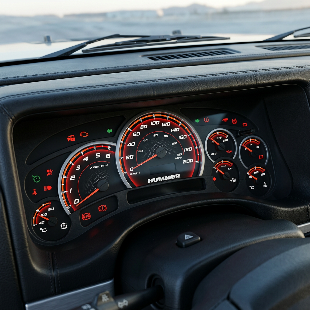 HUMMER 200KM/H 6K RPM RED