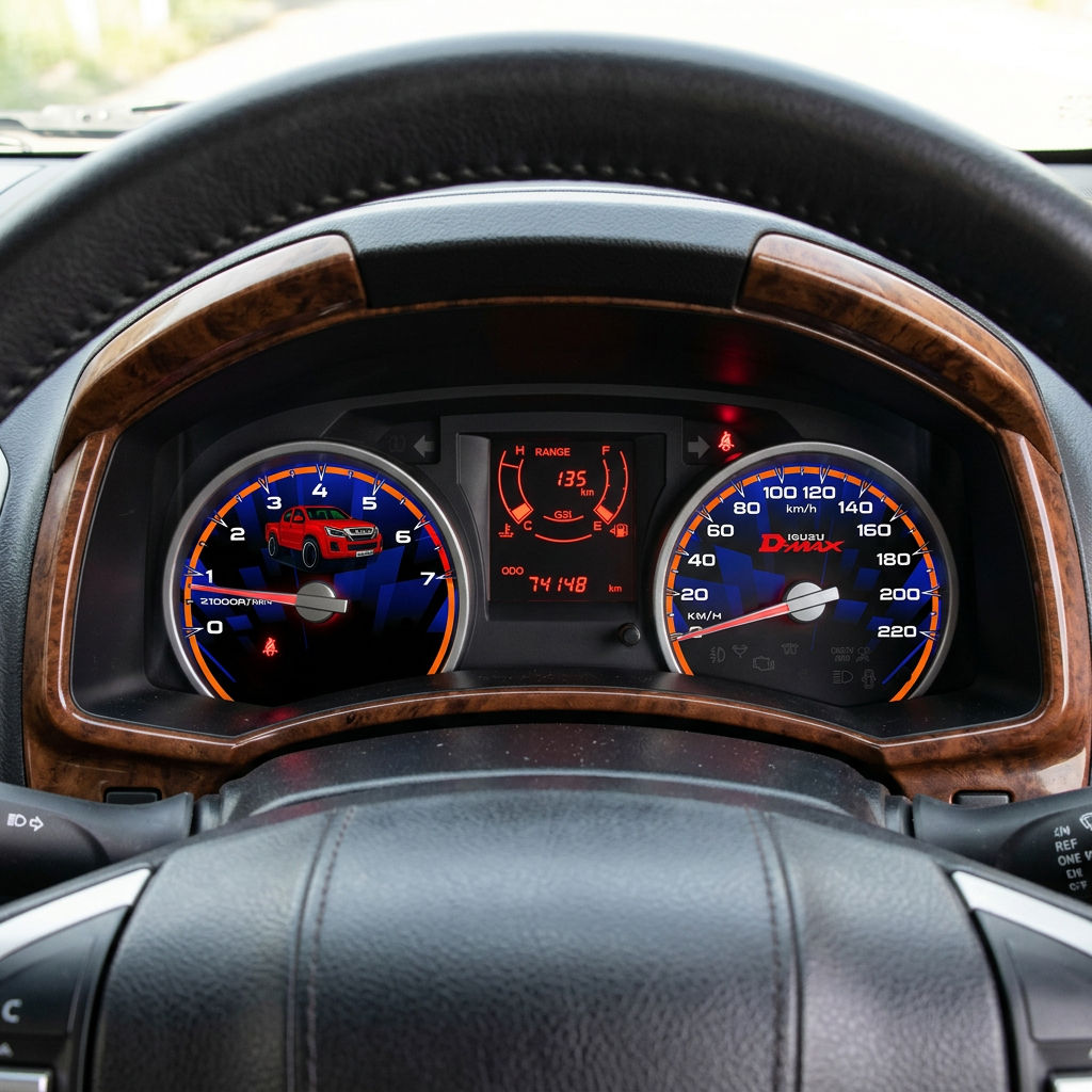 ISUZU DMAX 220KM/H 7K RPM BLUE
