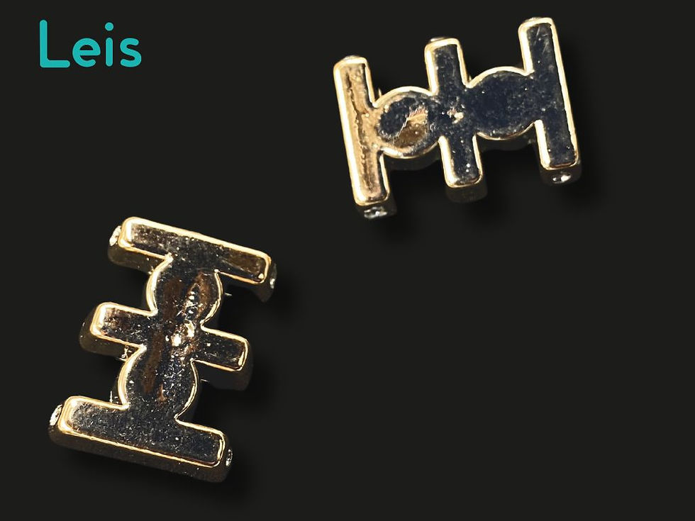Miniatura: HERRAJE METALIZADO RECT PIEDRA 28X20MM REF: H4 DORADO ROSADO