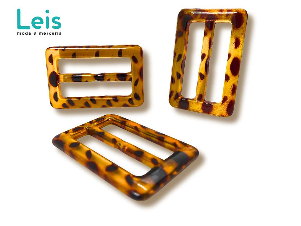 Miniatura: HEBILLA ANIMAL PRINT RECTANGULAR 5CM