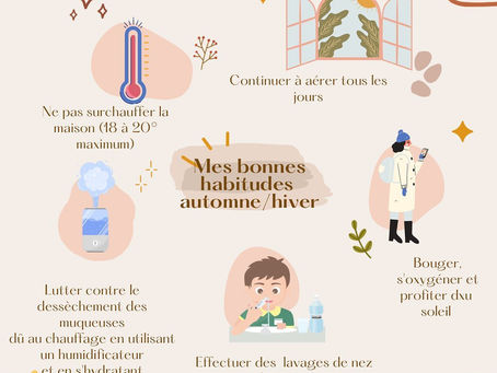 Mes bonnes habitudes automne/hiver