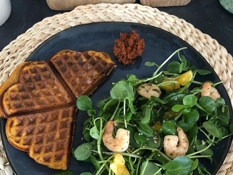 Gaufres de patate douce