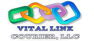 "Vital Link Courier logo - Arkansas medical and time-critical delivery service"