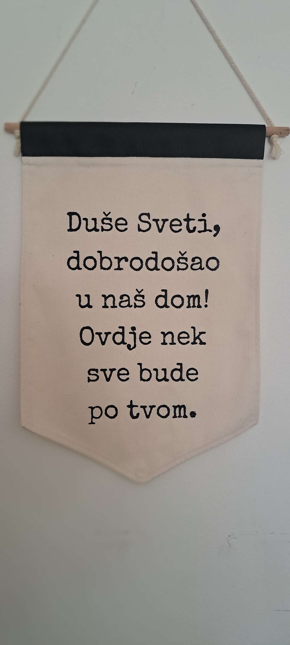 Minijatura: Zastavica Duše Sveti, dobrodošao
