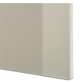 Beige high gloss doors