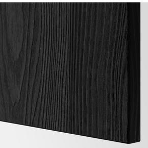 Ebony stained grained door