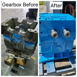 Gearbox for food processing teardown and rebuild American Industrial Balancing