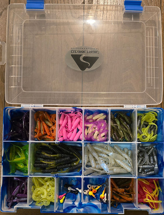 crappie tackle box kit New Sealed 55 Piece Eagle Claw Fishing Fish They also come in various colors and styles to make sure each one of the lures you make unique. New* Eagle Claw Crappie Tackle