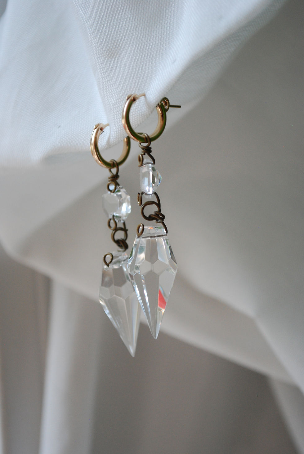 Thumbnail: Small Chandelier Hoops