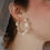 Thumbnail: Grey Moonstone Hoops