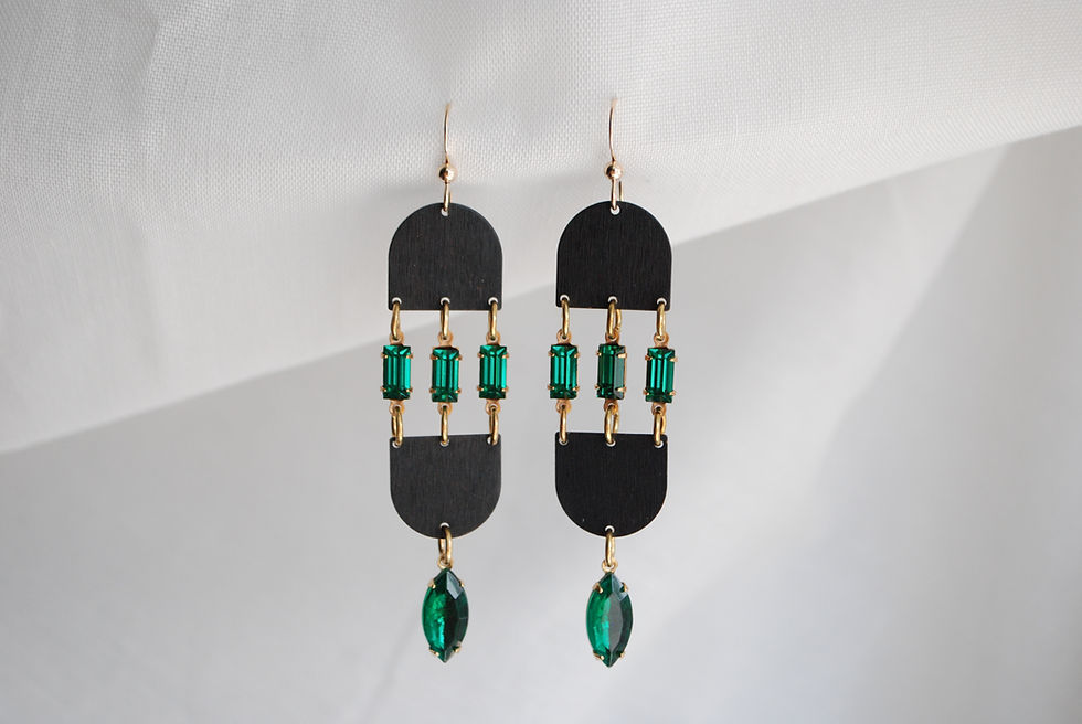 Thumbnail: Emerald Empress Earrings