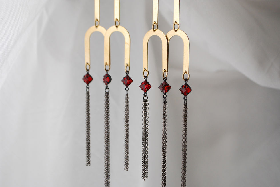 Thumbnail: Scarlet Artemisia Earrings