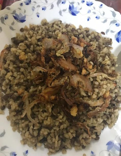 مجدرة البرغل مدردرة