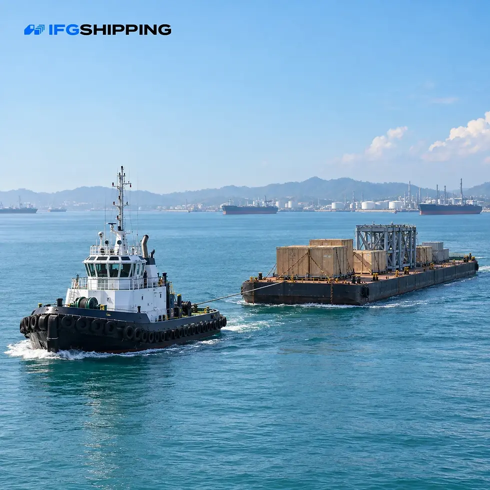 Barge Charter Singapore to Indonesia: Time, Voyage, Bareboat