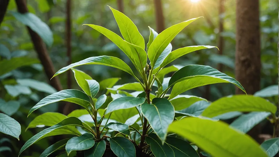 Sacha Inchi Plant in Natural Habitat