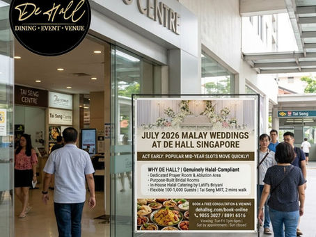 Halal Wedding Venue to Book for July 2026: The Complete De Hall Guide