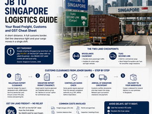 JB to Singapore Logistics: The Customs Guide